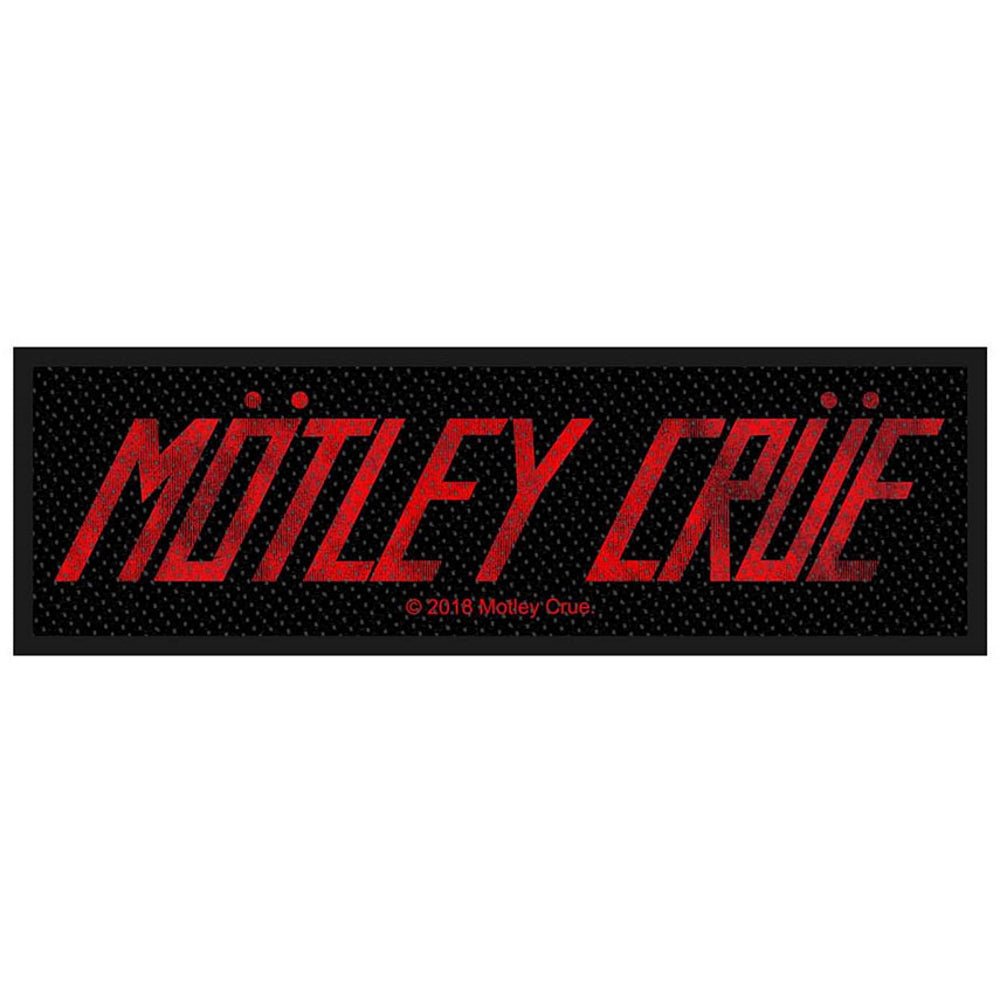 MOTLEY CRUE モトリークルー (来日 40周年 ) - STANDARD PATCH / LOGO (LOOSE) / ワッペン - PGS
